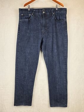 Polo Ralph Lauren Mens Jeans 42x32 Dark Wash Straight Classic Fit Denim